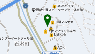 ノムラクリーニング コインランドリー イオンタウン富雄南店の地図画像