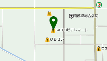 SAITO(サイトウ) ピアレマート 五泉中央店の地図画像