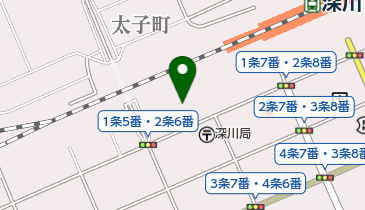 コープドラッグ 深川店の地図画像