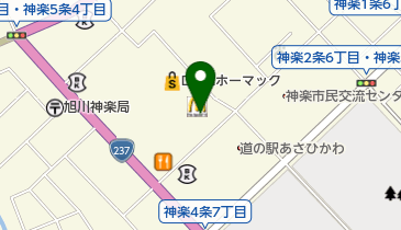コープドラッグ 神楽店の地図画像