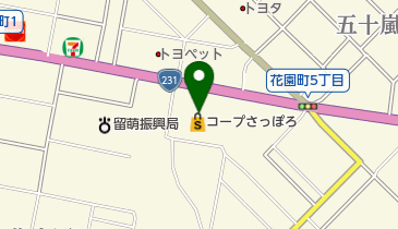 コープドラッグ るもい店の地図画像
