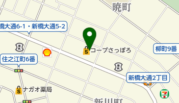 コープドラッグ 新橋大通店の地図画像