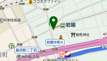 ノムラクリーニング 岩屋駅前店の地図画像