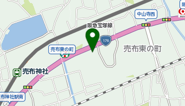 ノムラクリーニング 売布店の地図画像