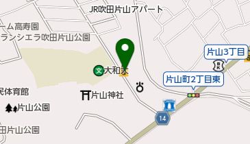 Green Parks topic(グリーン パークス トピック) 吹田グリーンプレイス店の地図画像