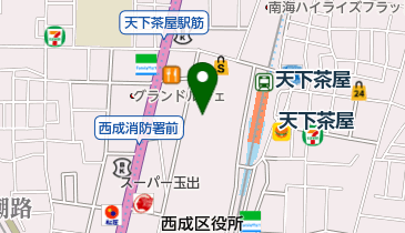 ノムラクリーニング コインランドリー 天下茶屋店の地図画像