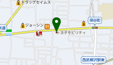 トヨタモビリティ東京 保谷本町店の地図画像