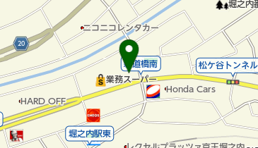 トヨタモビリティ東京 堀之内店の地図画像