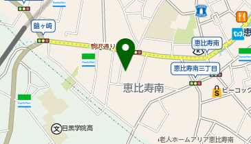 K-1ジム恵比寿小比類巻道場の地図画像