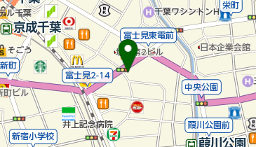 メガネドラッグ 千葉店の地図画像