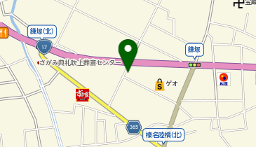 雪どうぶつ病院の地図画像