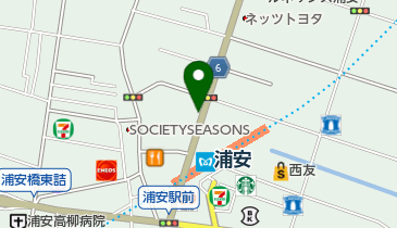 メガネドラッグ 浦安店の地図画像