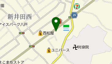 サトーメガネ 八戸新井田店の地図画像