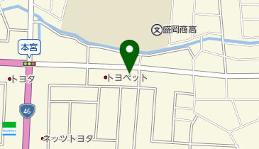 カーセブン 盛岡盛南店の地図画像