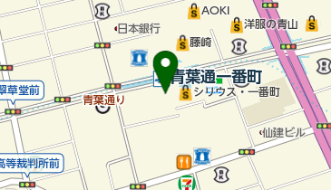 オンディーヌ 仙台店の地図画像