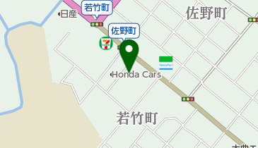 ボンボンスタジアムの地図画像