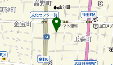 COMME des GARCONS(コム デ ギャルソン) 岐阜の地図画像