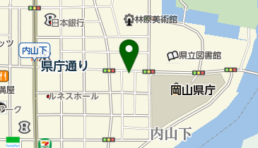 パルティール岡山の地図画像