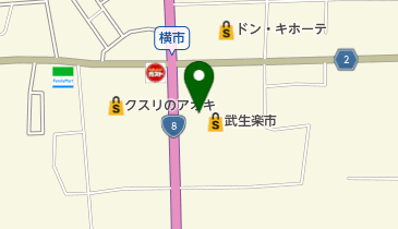 Six four(シックス フォー) 武生楽市店の地図画像