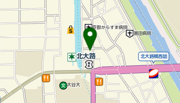REKO(レーコ)美容室 北大路店の地図画像
