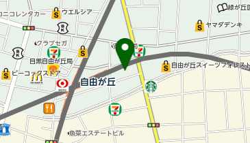 おしゃれ工房 フレル・ウィズ自由が丘店の地図画像