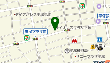 カットファクトリー 平塚店の地図画像