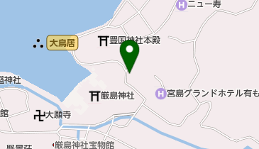 伊都岐珈琲 宮島の地図画像