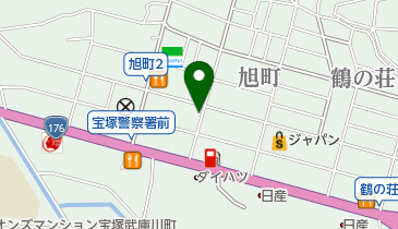 宝塚総合庁舎の地図画像