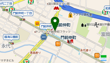 ココカラファイン 門前仲町店の地図画像