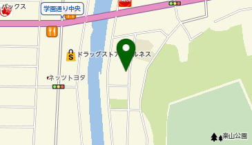 食堂ハレの地図画像