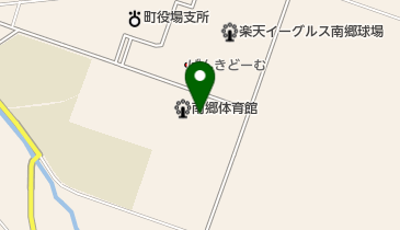 南郷体育館の地図画像