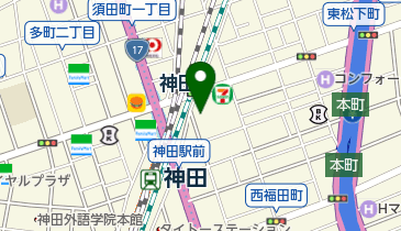 やきとりセンター 神田東口店の地図画像