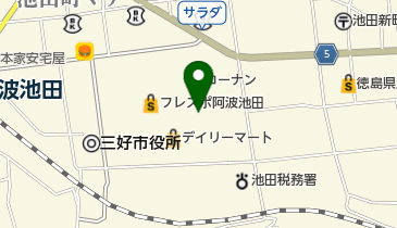 THE casual(ザ カジュアル) Frespo阿波池田店の地図画像