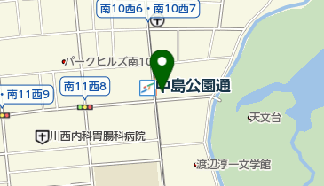 理容の公園軒の地図画像