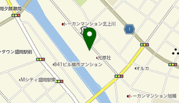 カラマツトレイン 盛岡店の地図画像