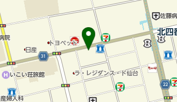 社団法人土木学会東北支部の地図画像