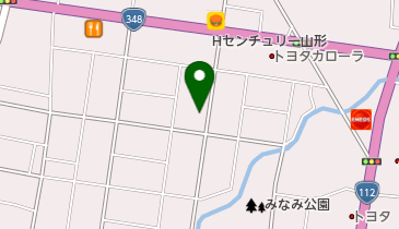 山形P・C・O商会の地図画像