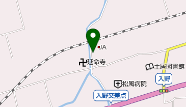 四国中央市 土居公民館の地図画像