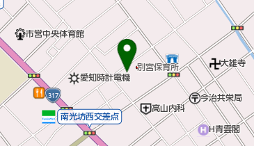 別宮地区住民センターの地図画像