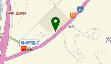 宇和島市 番城公民館の地図画像