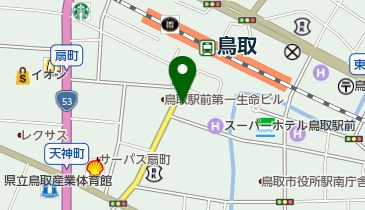 財団法人ふるさと鳥取県定住機構の地図画像