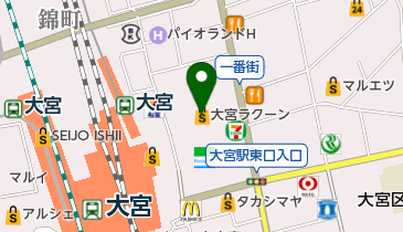 島村楽器 大宮店の地図画像