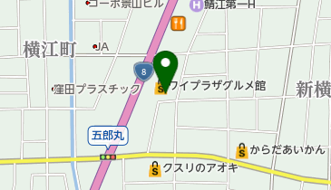 グルメ館東鯖江店の地図画像