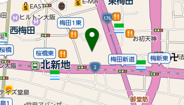 串かつ でんがな 大阪駅前第三ビル店の地図画像