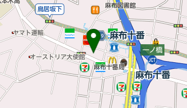 equri(エクリ) 麻布十番店の地図画像