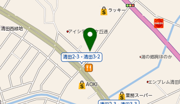 富士メガネ 清田店の地図画像