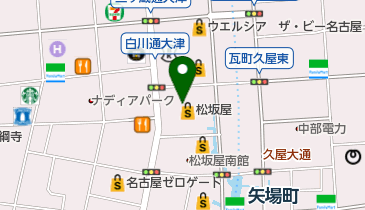 正起屋 松坂屋名古屋店の地図画像