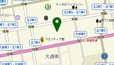 北ガスショールーム サガティック/クッキングスクール サッポロファクトリー店の地図画像