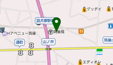 グリーンコープ生協ふくおか キープ&ステーションくすの樹の地図画像