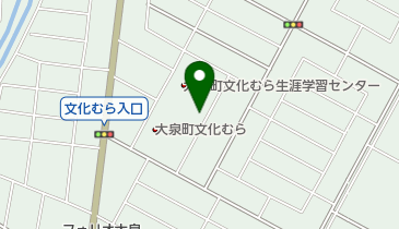 大泉町 文化むらの地図画像